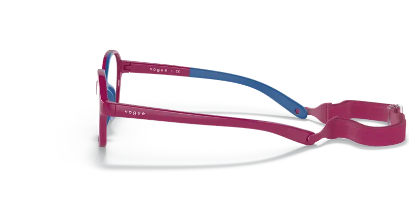 VOGUE EYEWEAR Bambino VY2011 2568 Montature da vista Iniettato Rosa Trasparente Pillow Normale miniatura 3