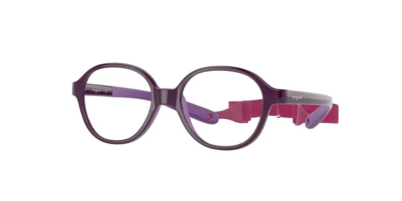 VOGUE EYEWEAR Bambino VY2011  2976 Montature da vista Iniettato Viola Trasparente Pillow Normale