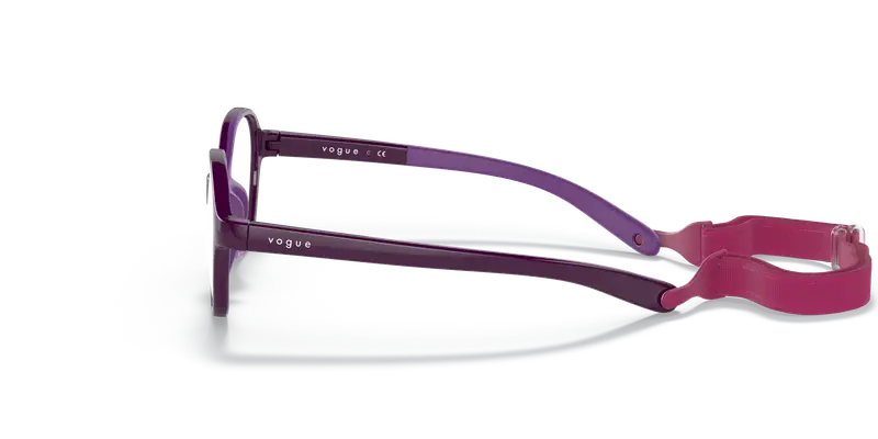 VOGUE EYEWEAR Bambino VY2011 2976 Montature da vista Iniettato Viola Trasparente Pillow Normale miniatura 3