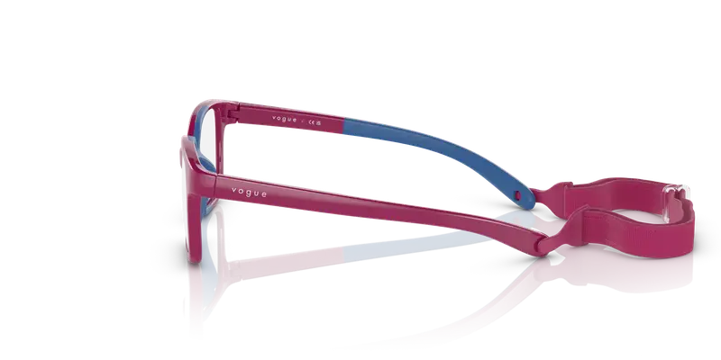 VOGUE EYEWEAR Bambino VY2016 2568 Montature da vista Iniettato Rosa Trasparente Pillow Normale miniatura 3