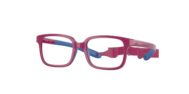 VOGUE EYEWEAR Bambino VY2016 2568 Montature da vista Iniettato Rosa Trasparente Pillow Normale