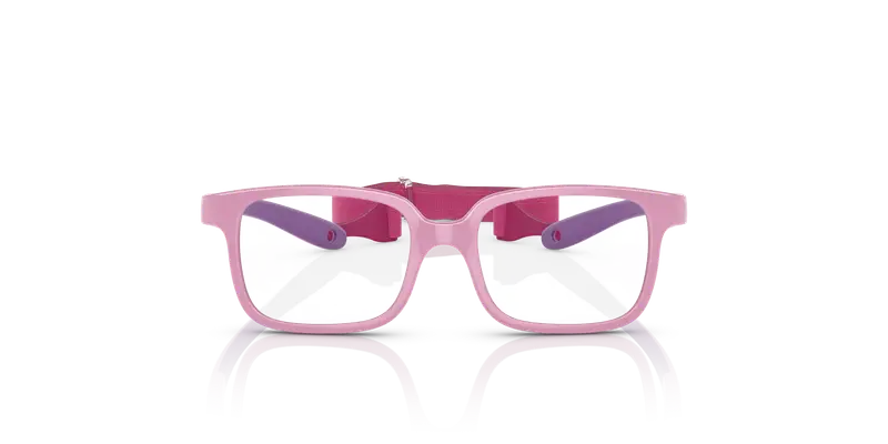VOGUE EYEWEAR Bambino VY2016 3027 Montature da vista Iniettato Rosa Trasparente Pillow Normale miniatura 2