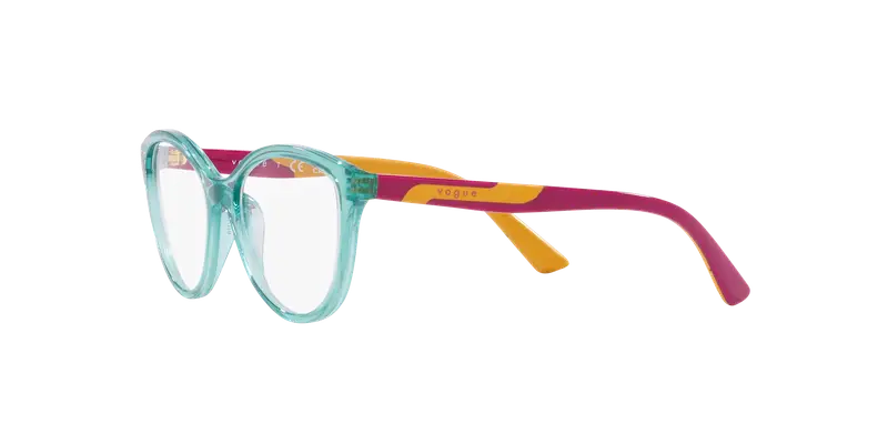 VOGUE EYEWEAR Bambino VY2019 3032 Montature da vista Iniettato Verde Trasparente Pillow Normale miniatura 3