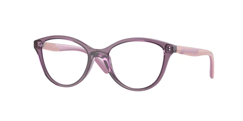 VOGUE EYEWEAR Bambino VY2019  3064 Montature da vista Iniettato Viola Trasparente Pillow Normale