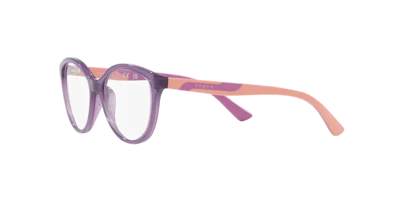 VOGUE EYEWEAR Bambino VY2019 3064 Montature da vista Iniettato Viola Trasparente Pillow Normale miniatura 3