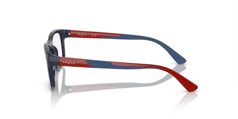 VOGUE EYEWEAR Bambino VY2021 3105 Montature da vista Nylon Blu Trasparente Squadrata Normale miniatura 3