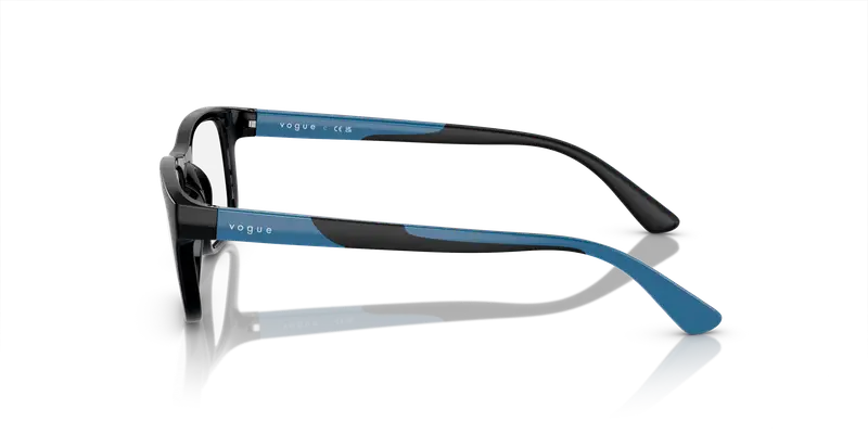 VOGUE EYEWEAR Bambino VY2021 W44 Montature da vista Nylon Nero Trasparente Squadrata Normale miniatura 3