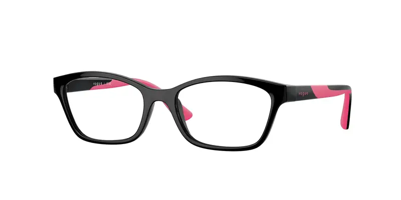 VOGUE EYEWEAR Bambino VY2024  W44 Montature da vista Nylon Nero Trasparente Cat Eye Normale