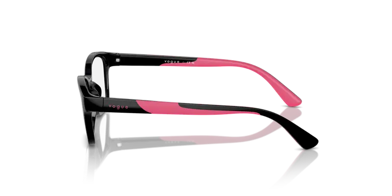 VOGUE EYEWEAR Bambino VY2024 W44 Montature da vista Nylon Nero Trasparente Cat Eye Normale miniatura 3