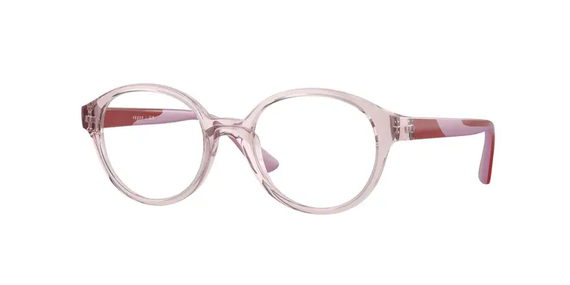 VOGUE EYEWEAR Bambino VY2025 2942 Montature da vista Nylon Rosa Trasparente Rotonda Normale