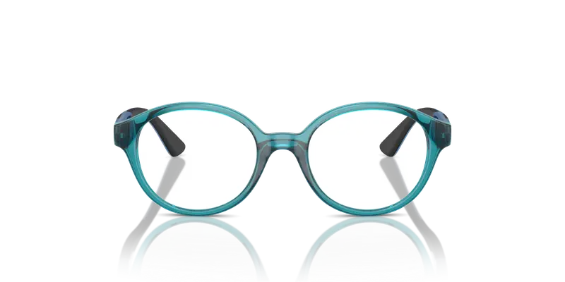 VOGUE EYEWEAR Bambino VY2025 3068 Montature da vista Nylon Blu Trasparente Rotonda Normale miniatura 2