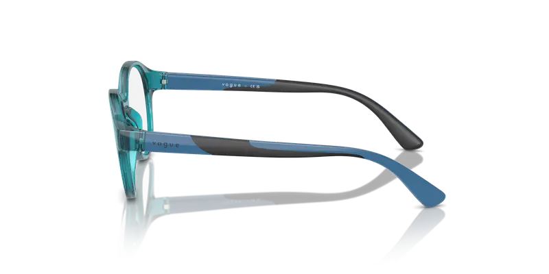 VOGUE EYEWEAR Bambino VY2025 3068 Montature da vista Nylon Blu Trasparente Rotonda Normale miniatura 3