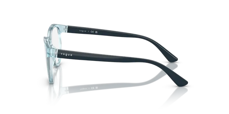 VOGUE EYEWEAR Bambino VY2029 2582 Montature da vista Nylon Blu Trasparente Pillow Normale miniatura 3