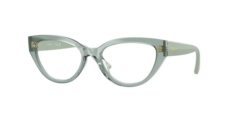 VOGUE EYEWEAR Bambino VY2031  3117 Montature da vista Nylon Verde Trasparente Farfalla Normale