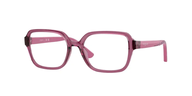 VOGUE EYEWEAR Bambino VY2032  2761 Montature da vista Nylon Viola Trasparente Geometrica Normale