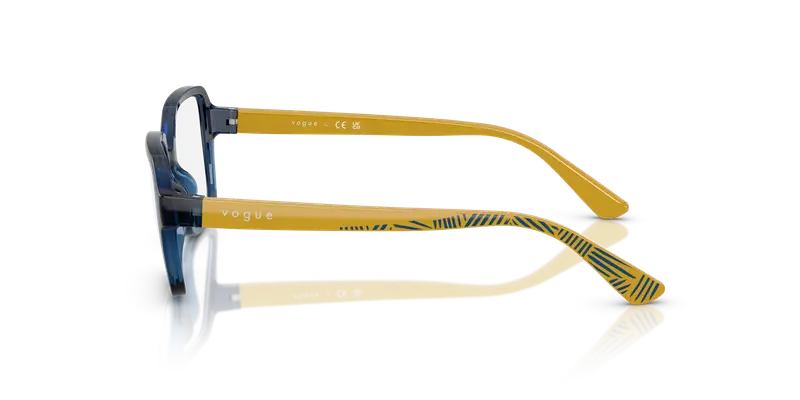 VOGUE EYEWEAR Bambino VY2032 3214 Montature da vista Nylon Blu Trasparente Geometrica Normale miniatura 3