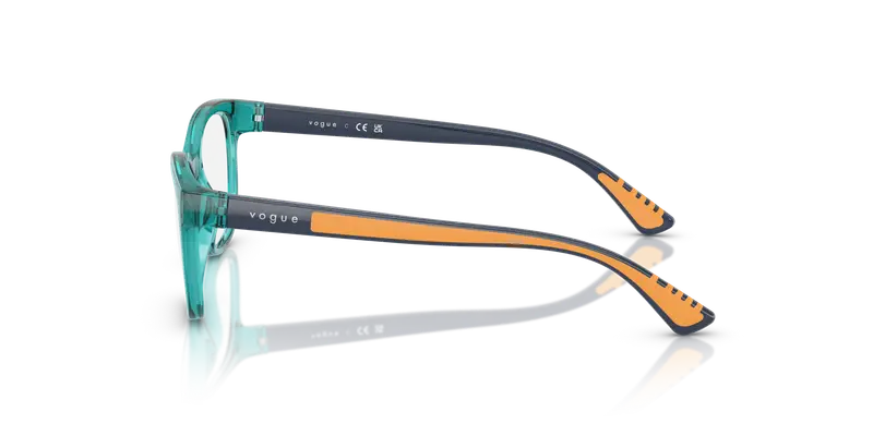 VOGUE EYEWEAR Bambino VY2033 3191 Montature da vista Nylon Verde Trasparente Pillow Normale miniatura 3