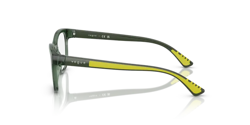 VOGUE EYEWEAR Bambino VY2033 3207 Montature da vista Nylon Verde Trasparente Pillow Normale miniatura 3