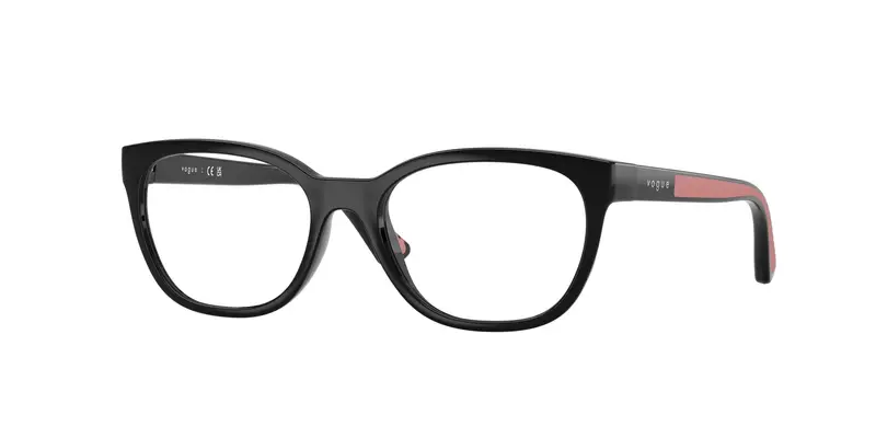 VOGUE EYEWEAR Bambino VY2033  W44 Montature da vista Nylon Nero Trasparente Pillow Normale
