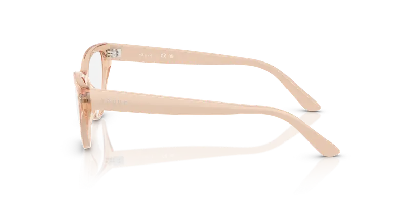 VOGUE EYEWEAR Bambino VY2035 3052 Montature da vista Nylon Rosa Trasparente Cat Eye Normale miniatura 3