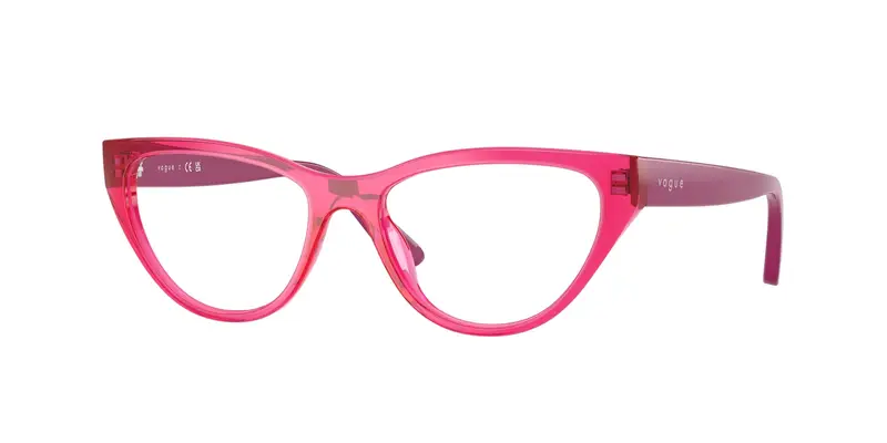 VOGUE EYEWEAR Bambino VY2035  3204 Montature da vista Nylon Viola Trasparente Cat Eye Normale