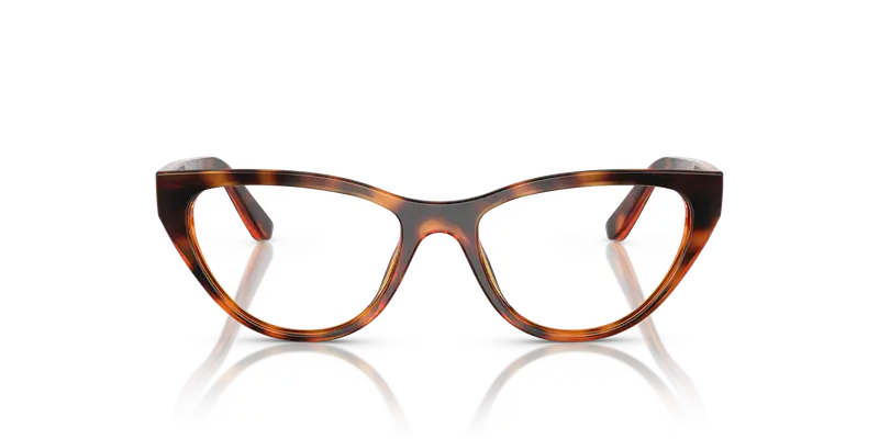 VOGUE EYEWEAR Bambino VY2035 W656 Montature da vista Nylon Marrone Trasparente Cat Eye Normale miniatura 2