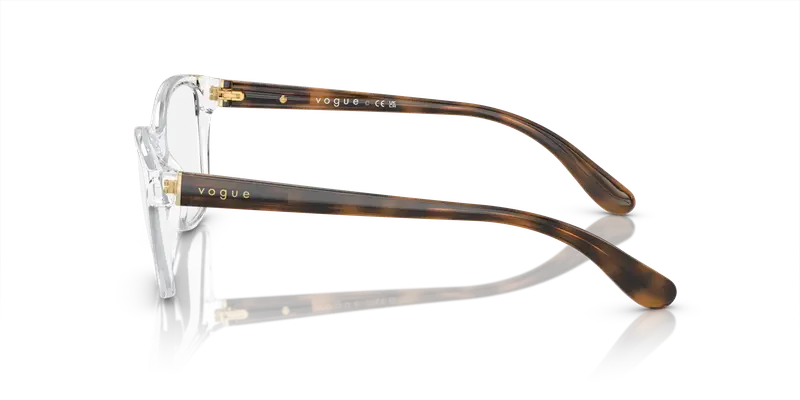 VOGUE EYEWEAR Donna VO2998 W745 Montature da vista Iniettato Trasparente Trasparente Cat Eye Normale miniatura 3