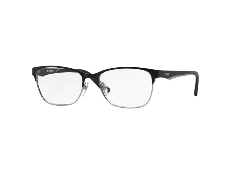 VOGUE EYEWEAR Donna VO3940 352S Montature da vista Metallo Nero Trasparente Squadrata Normale