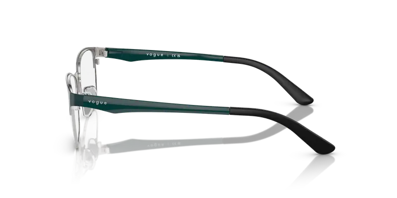 VOGUE EYEWEAR Donna VO3940 5068 Montature da vista Metallo Verde Trasparente Squadrata Normale miniatura 3