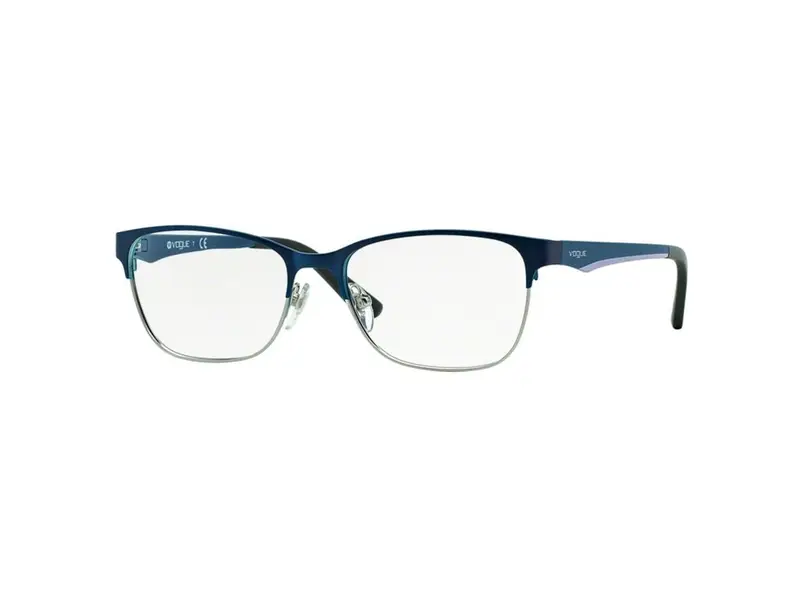 VOGUE EYEWEAR Donna VO3940 964S Montature da vista Metallo Blu Trasparente Squadrata Normale