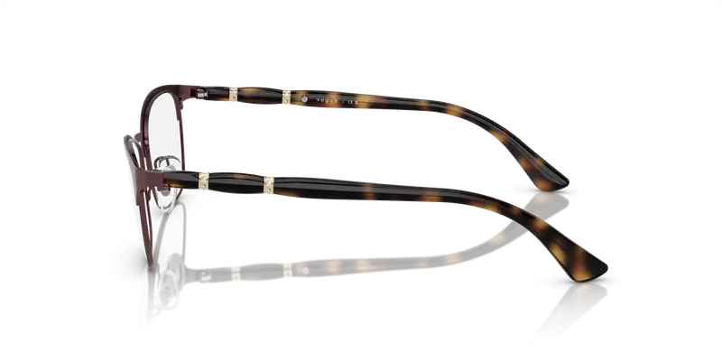 VOGUE EYEWEAR Donna VO3987B 811 Montature da vista Metallo Marrone Trasparente Cat Eye Normale miniatura 3