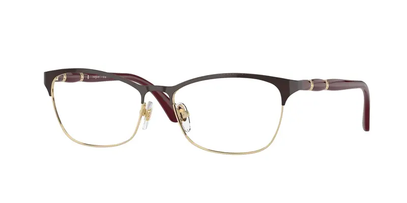 VOGUE EYEWEAR Donna VO3987B 986 Montature da vista Metallo Rosso Trasparente Cat Eye Normale