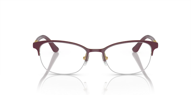 VOGUE EYEWEAR Donna VO4067 5060 Montature da vista Metallo Viola Trasparente Pillow Normale miniatura 2