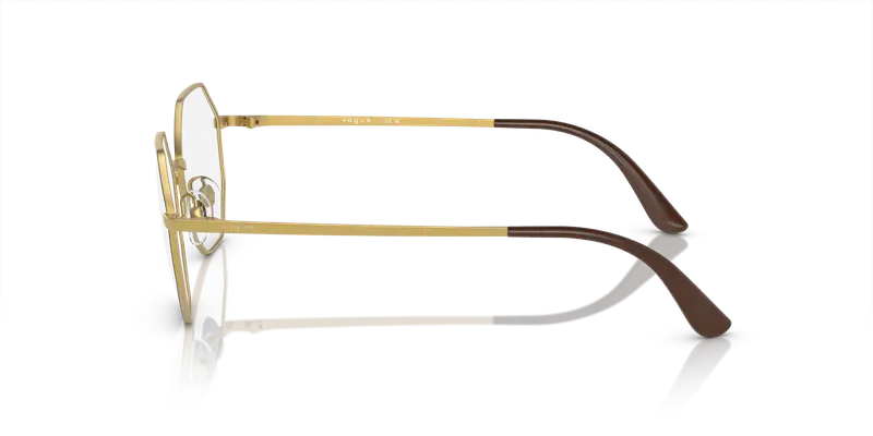 VOGUE EYEWEAR Donna VO4094 997 Montature da vista Metallo Marrone Trasparente Geometrica Normale miniatura 3