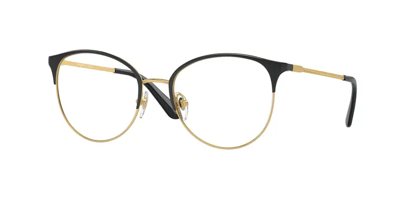 VOGUE EYEWEAR Donna VO4108 280 Montature da vista Metallo Nero Trasparente Pantos Normale