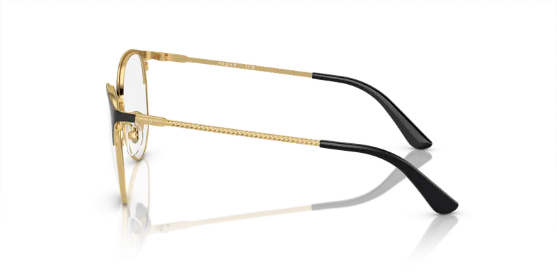 VOGUE EYEWEAR Donna VO4108 280 Montature da vista Metallo Nero Trasparente Pantos Normale miniatura 3