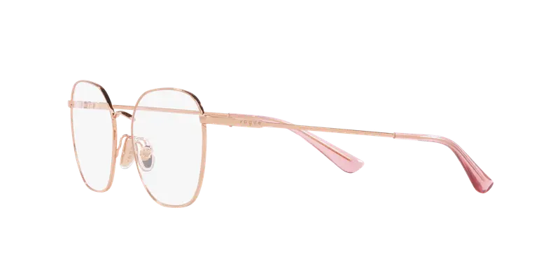 VOGUE EYEWEAR Donna VO4178 5152 Montature da vista Metallo Oro Trasparente Squadrata Normale miniatura 3