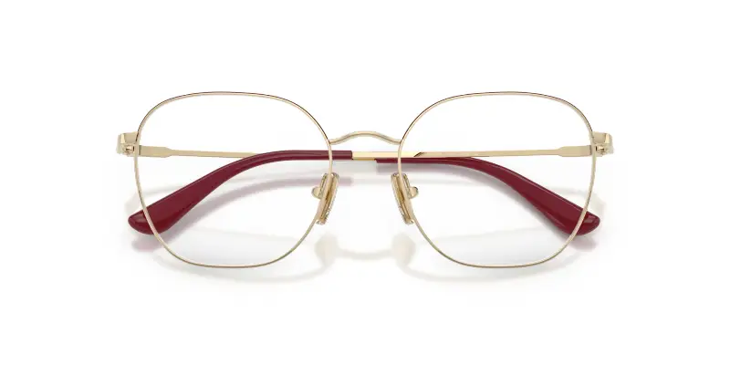 Donna VO4178 5208 Montature da vista Metallo Rosso Trasparente Squadrata Normale miniatura 2