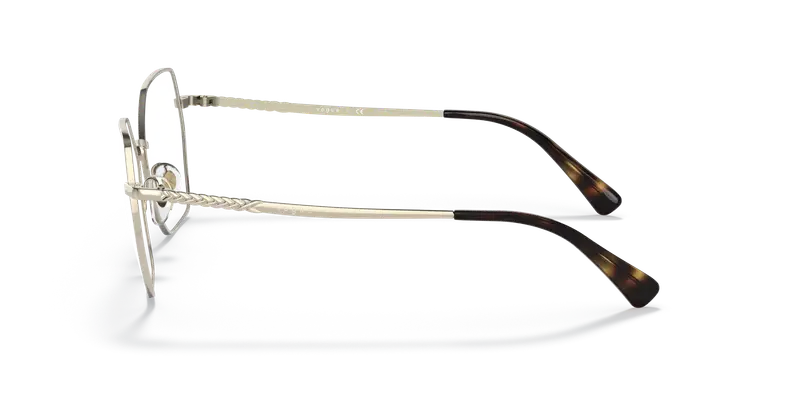 VOGUE EYEWEAR Donna VO4196 848 Montature da vista Metallo Oro Trasparente Geometrica Normale miniatura 3