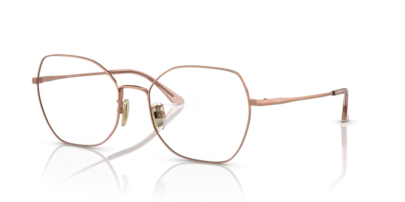 VOGUE EYEWEAR Donna VO4201D 5152 Montature da vista Metallo Oro Trasparente Farfalla Normale miniatura 3