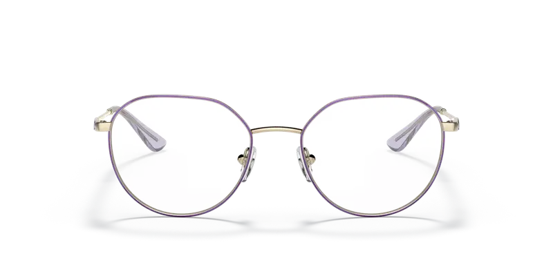 VOGUE EYEWEAR Donna VO4209 5140 Montature da vista Metallo Viola Trasparente Geometrica Normale miniatura 2