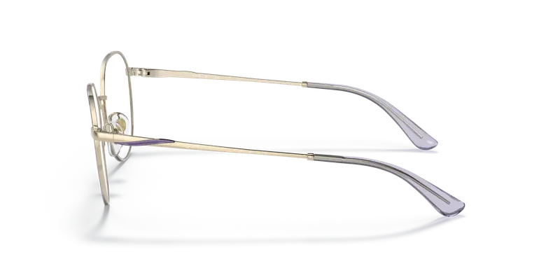 VOGUE EYEWEAR Donna VO4209 5140 Montature da vista Metallo Viola Trasparente Geometrica Normale miniatura 3