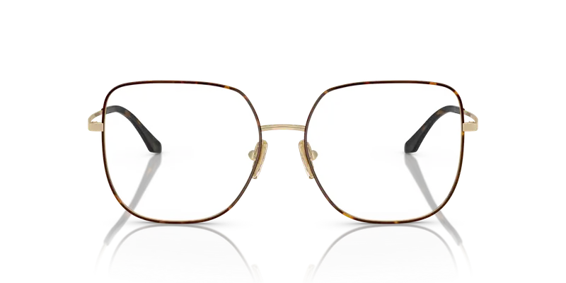 VOGUE EYEWEAR Donna VO4238D 5078 Montature da vista Metallo Marrone Trasparente Geometrica Normale miniatura 2