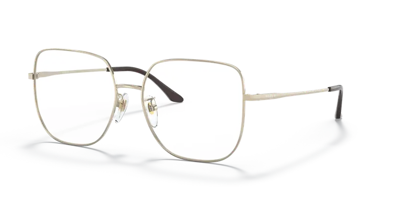 VOGUE EYEWEAR Donna VO4238D 848 Montature da vista Metallo Oro Trasparente Geometrica Normale miniatura 3