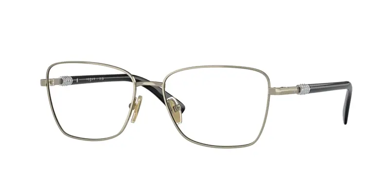 VOGUE EYEWEAR Donna VO4271B  848 Montature da vista Metallo Oro Trasparente Farfalla Normale