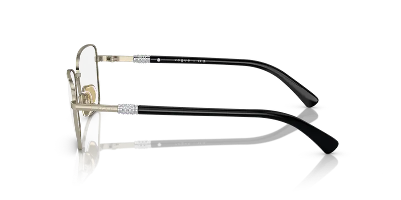 VOGUE EYEWEAR Donna VO4271B 848 Montature da vista Metallo Oro Trasparente Farfalla Normale miniatura 3