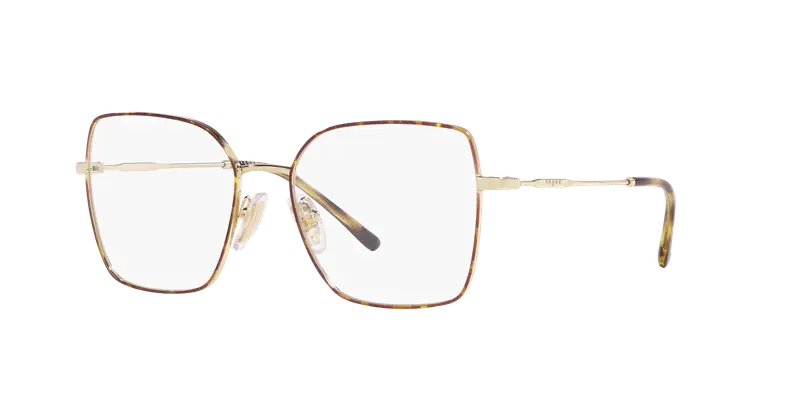 VOGUE EYEWEAR Donna VO4274 5078 Montature da vista Metallo Marrone Trasparente Geometrica Normale miniatura 2