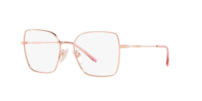 VOGUE EYEWEAR Donna VO4274 5152 Montature da vista Metallo Oro Trasparente Geometrica Normale miniatura 2