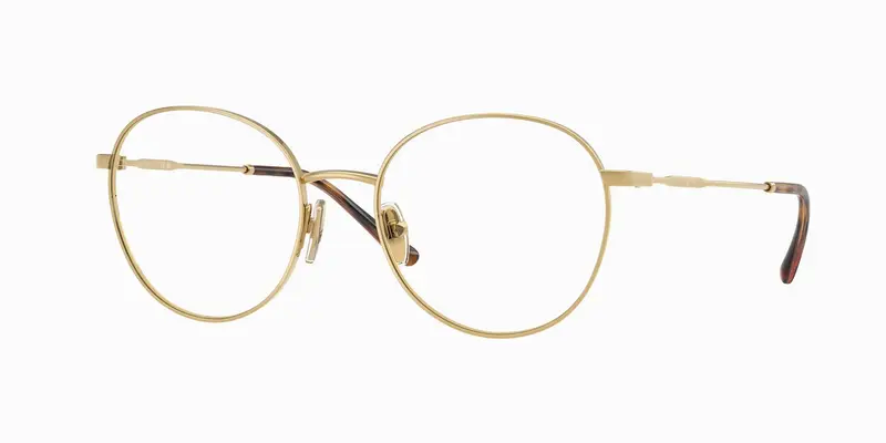 VOGUE EYEWEAR Donna VO4280  5042 Montature da vista Metallo Oro Trasparente Pantos Normale