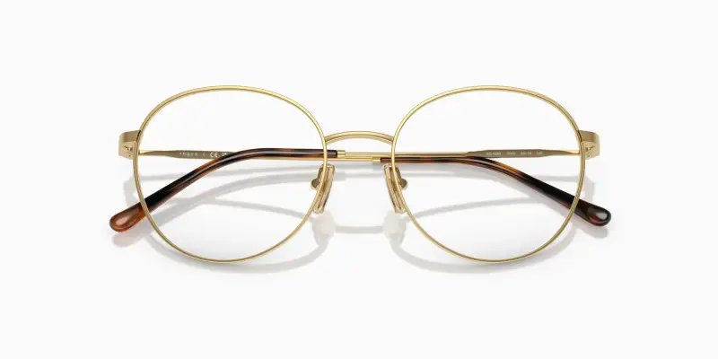 Donna VO4280 5042 Montature da vista Metallo Oro Trasparente Pantos Normale miniatura 2